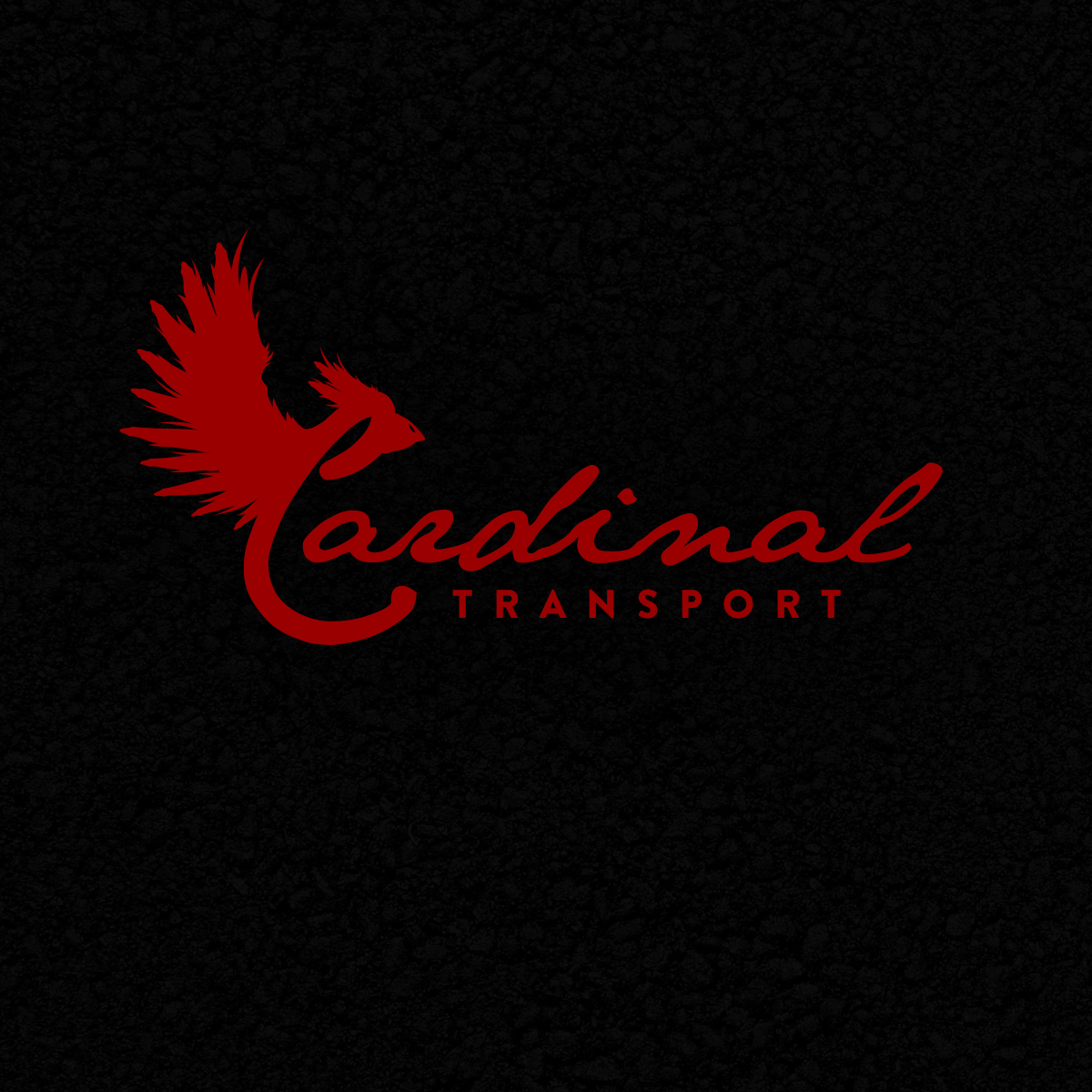 A cardinal and lettering based logo design for a company in Lafayette LA