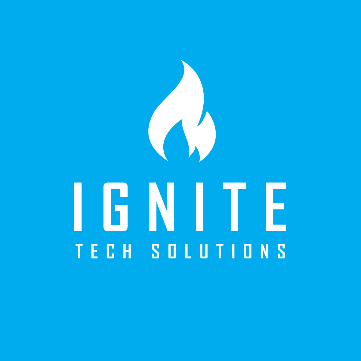 A flame shaped logo design for a company in Lafayette LA